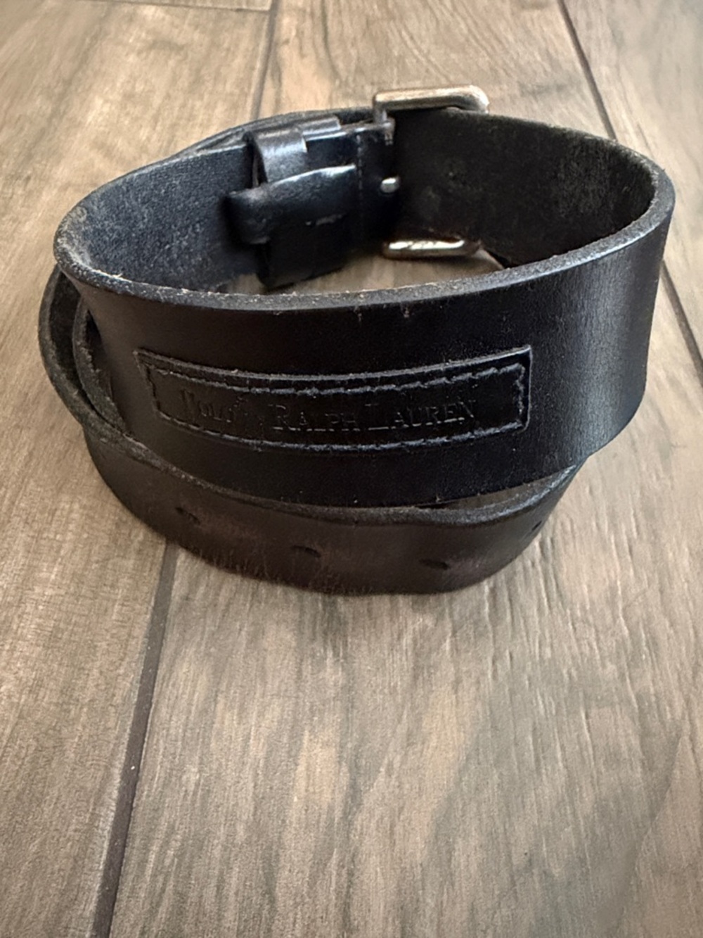 Polo by Ralph Lauren Men’s Dark Brown Leather Belt